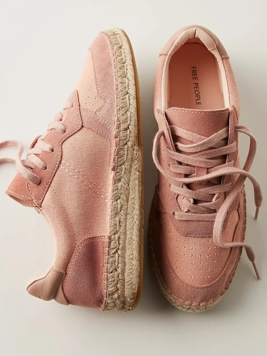 Free People Serendipity Rose Canvas Sneakers