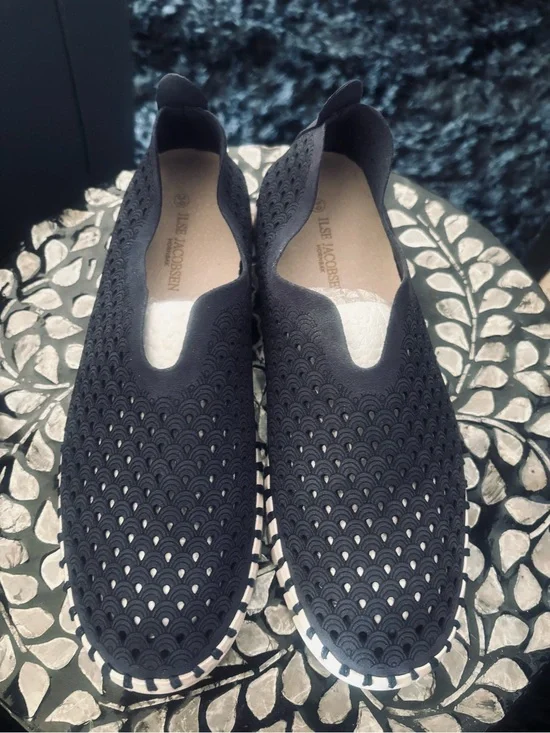 Mesh slip on ILSE JACOBSEN loafers