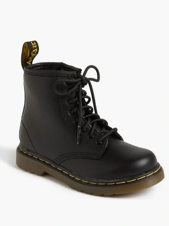 Dr. Martens Kids' 1460 Softy T Leather Lace-Up Boot