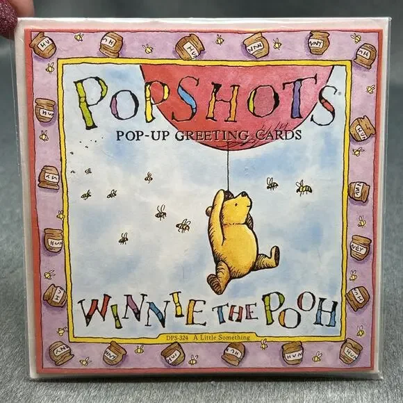 Pop Shots Pop-Up Greeting Cards Winnie The Pooh, Dps-324 A Little Something New
