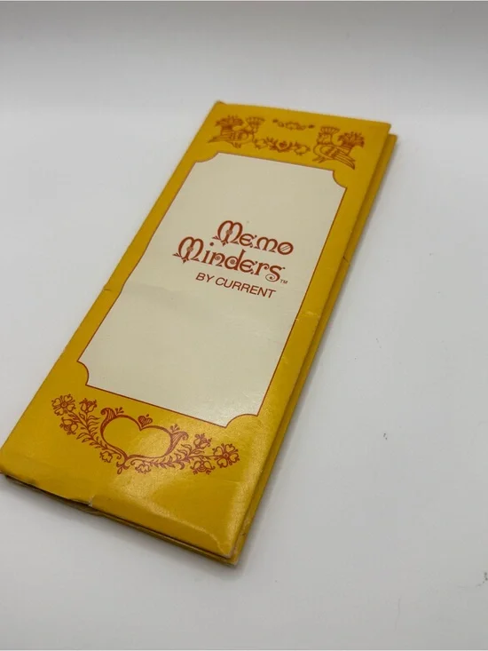 Vintage set of 3 notepads Memo Minders by current