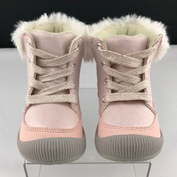OshKosh B’gosh - **Last One**. ‘Boots’ pink/fur/rubber tip. SZ: 5. NWT