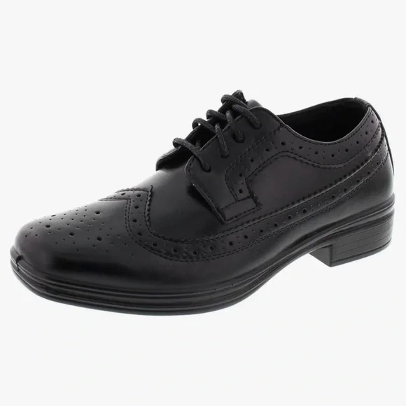 Deer Stags Boy's Ace Formal Dress Shoes Wingtip for Church, School Uniform
