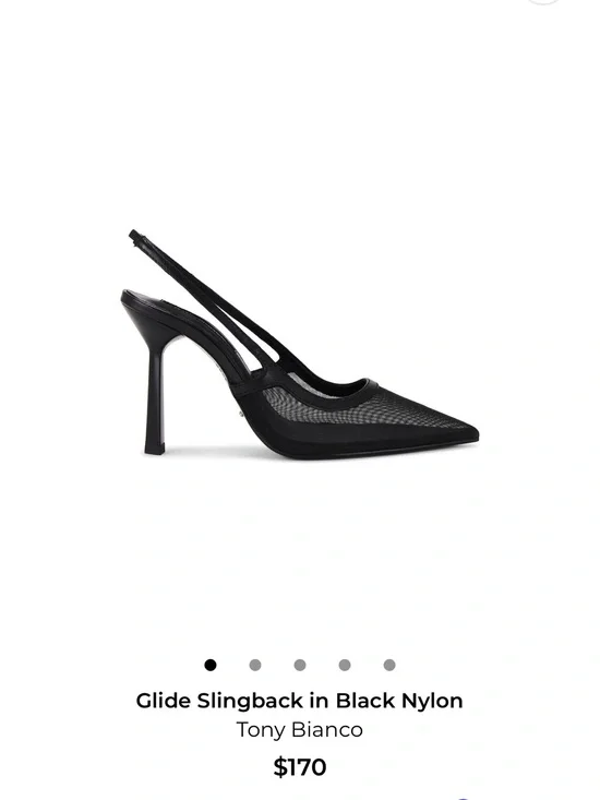 Tony Bianco Glide Slingback Pump in Black