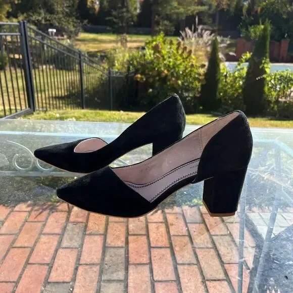 Anthropologie Pilcro Letterpress Suede Pumps NWT
