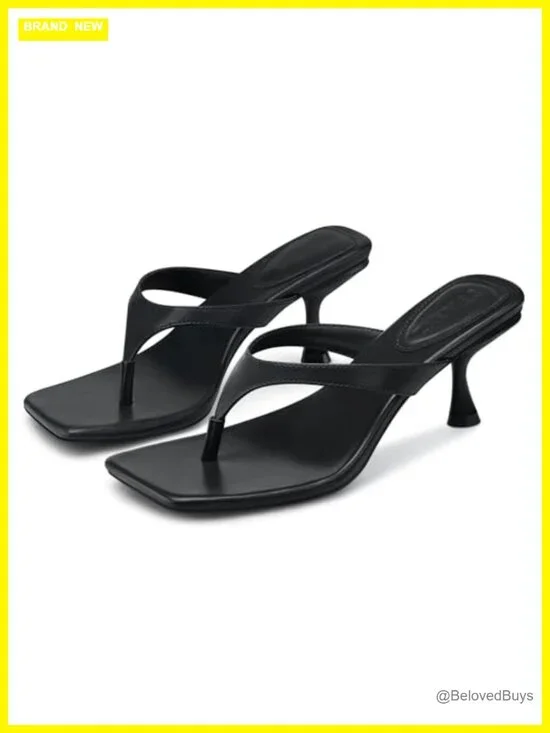 Women's Kitten Heel Sandals 2.5