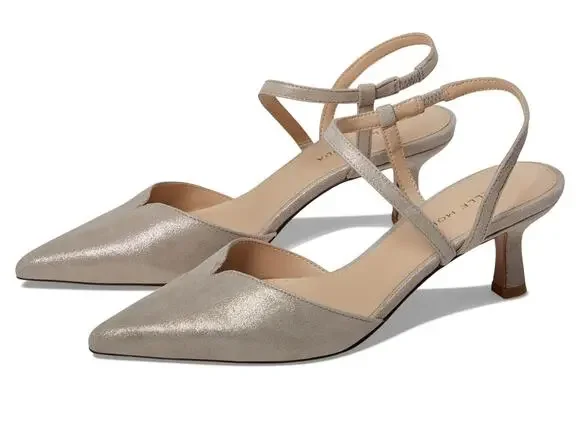 PELLE MODA WOMENS KEARN DARK TAUPE 7.5 MEDIUM