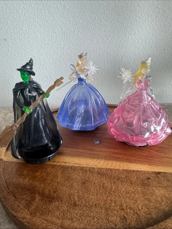 Elphaba and Glinda Wicked movie theater cup 3D toppers