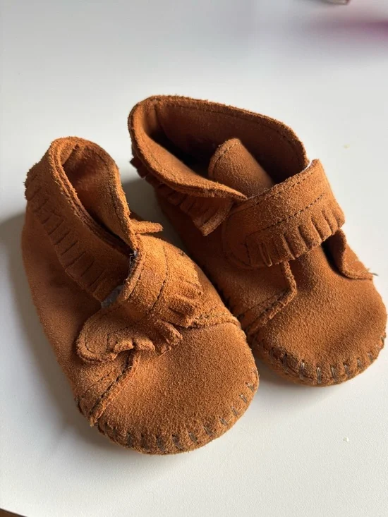Minnetonka Toddler Suede Moccasins