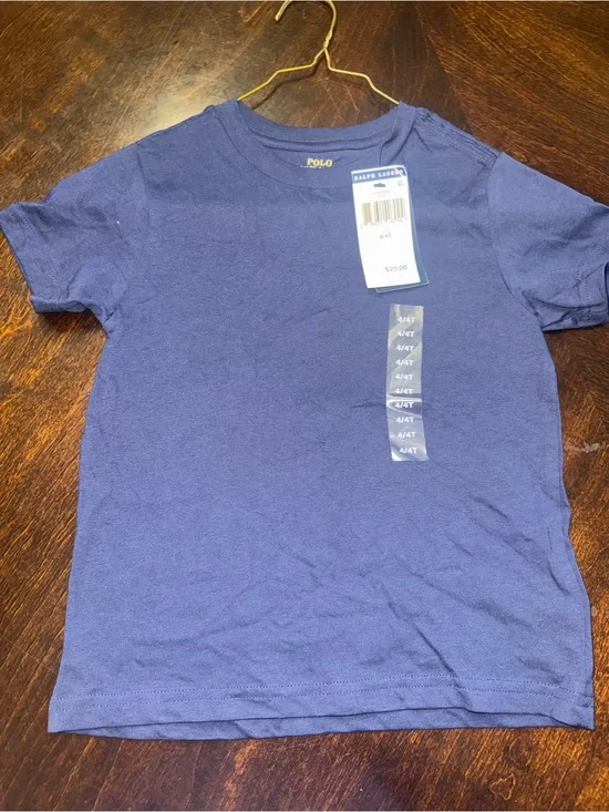Polo by Ralph Lauren Boys' Navy Short-Sleeve Tee - 4T NWT