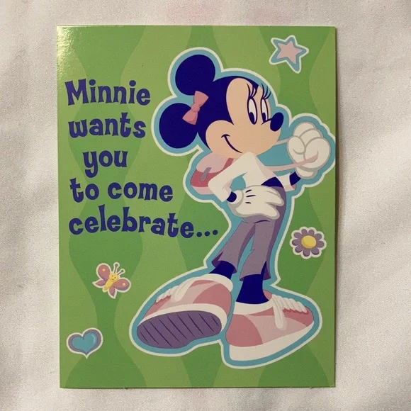 🎉Price Drop! NEW Minnie Mouse Party Invitations