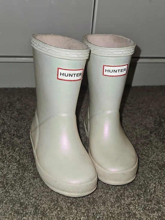 Hunter Kids Iridescent Rain Boots