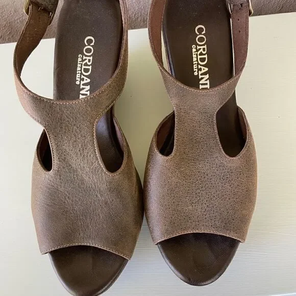 Cordani platform sandals size 38