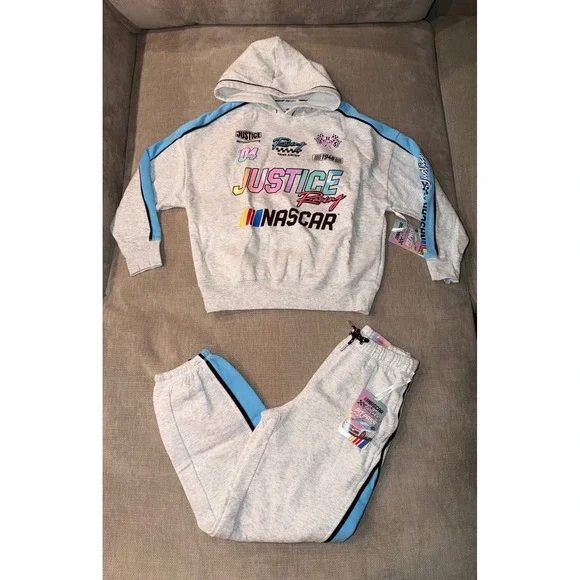 Girl set large 12/14 sweatshirt and sweatset