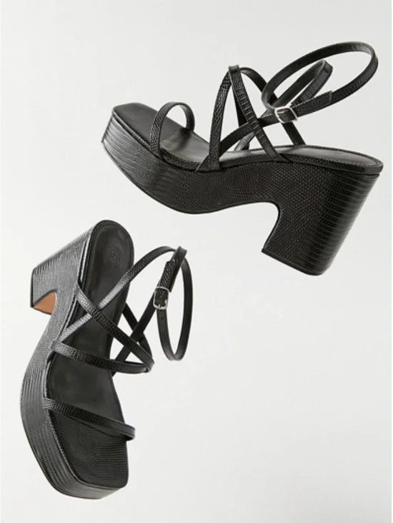 UP Lenox Strappy Platform Heel