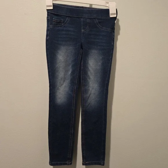 JUSTICE Size 7 Skinny Jeans Denim Pants Jeggings Stretch Girls‎