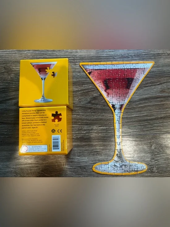 Martini Cosmo Puzzle by Little Puzzle Things Jigsaws