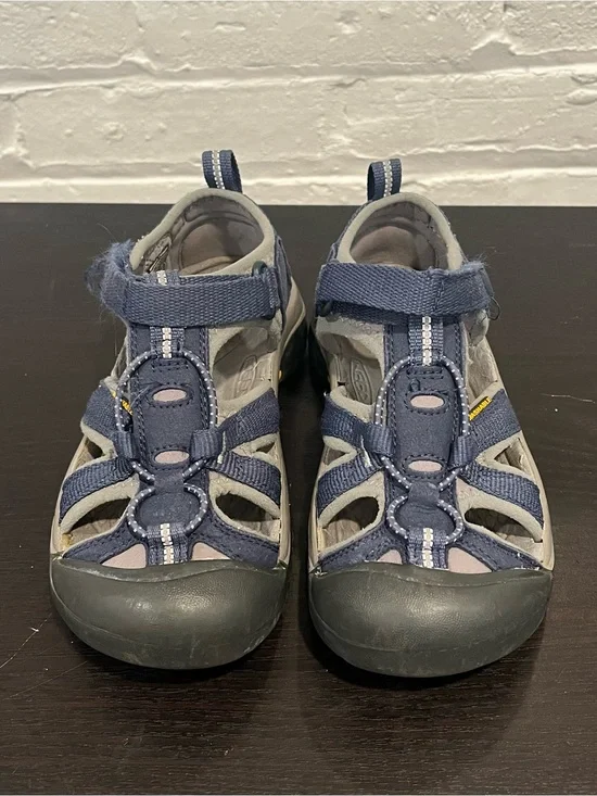 Keen Kids Navy Blue and Gray Closed-Toe Outdoor Sandals