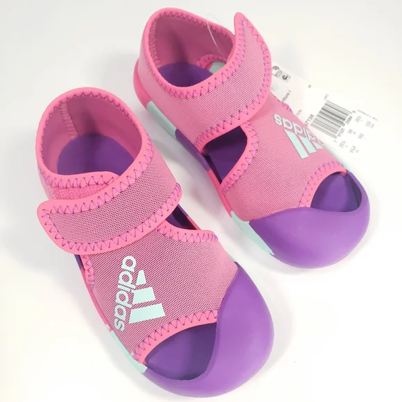 Adidas AltaVenture Pink Purple Mint Sandals size Toddler Girl 9.5 K