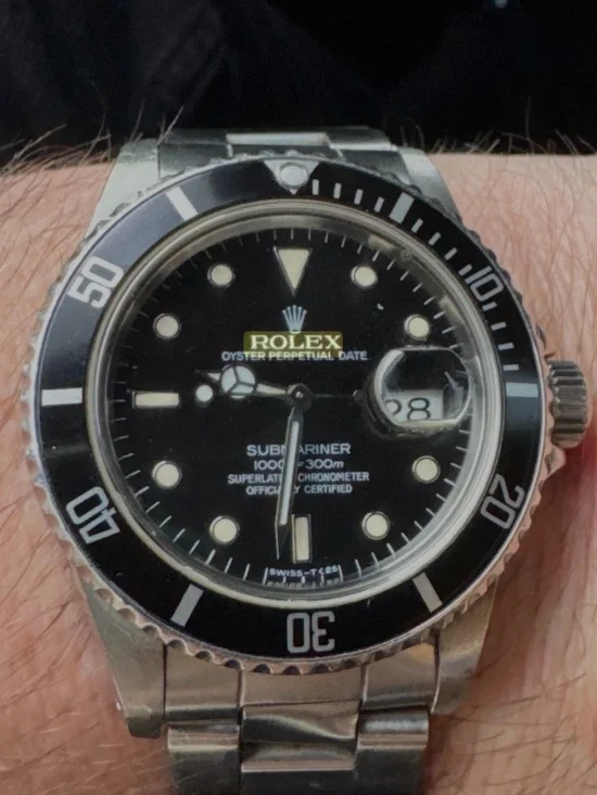 Rolex Submariner Stainless Steel Black Dial Watch