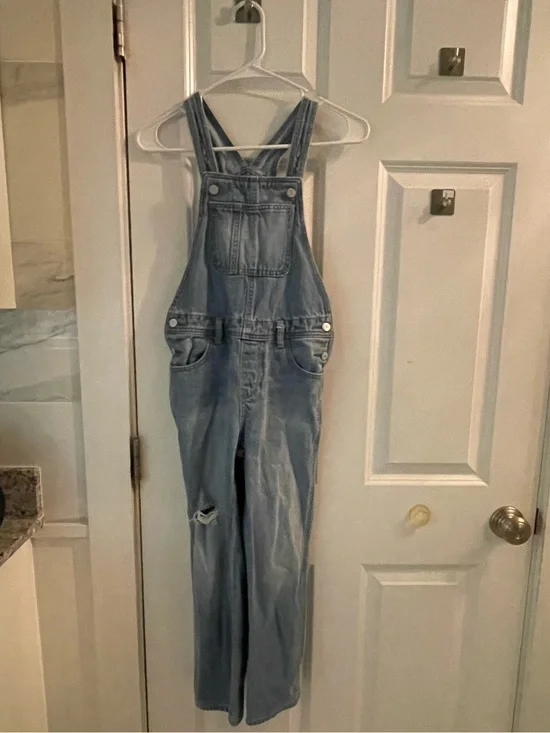 Old Navy Light Blue Denim Kids Overalls