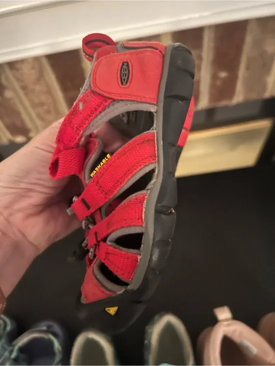 Keen Kids Red Closed-Toe Sport Sandals