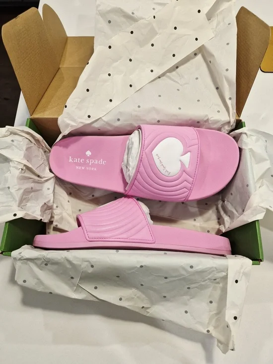 kate spade New York Pink Slide Sandals size 10