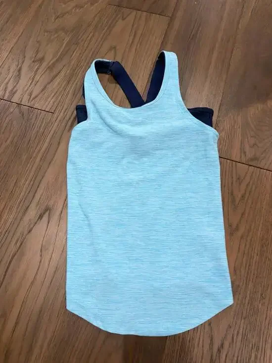 Old Navy Active Breathe On 2-in-1 Double Layer Activewear Tank Top Girls Size S
