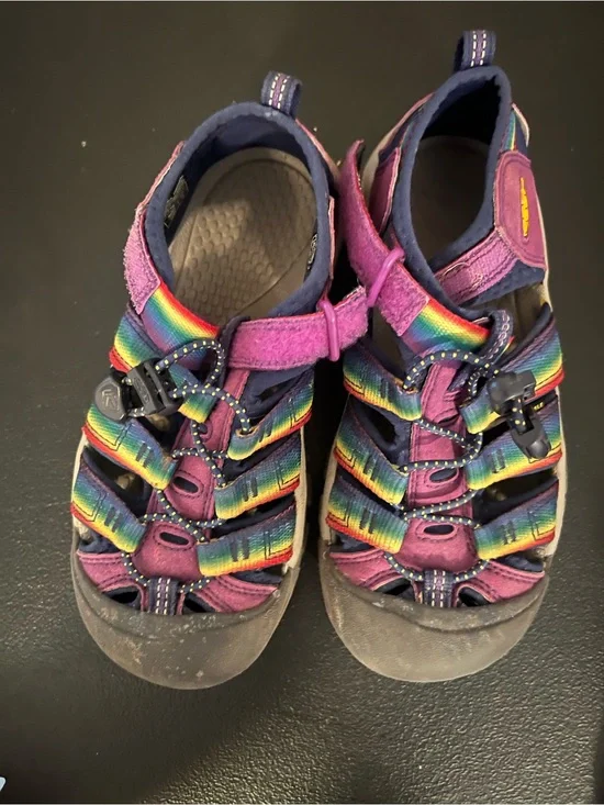 Keen Kids Rainbow Strap Sandals - Purple/Navy