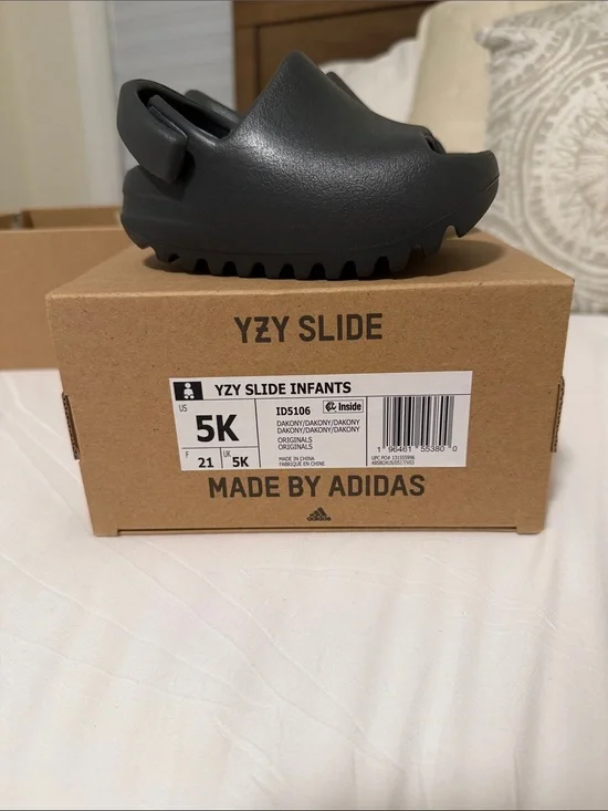 adidas YZY Slide Infants - Dark Gray