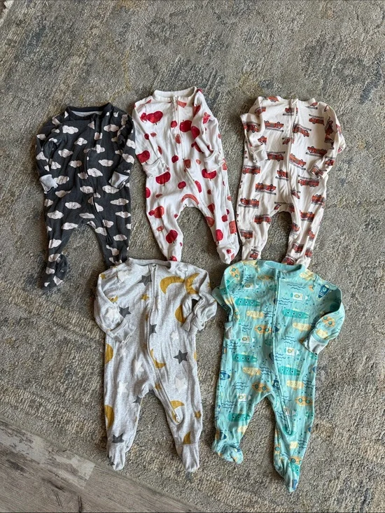 Old Navy Footie pajamas lot