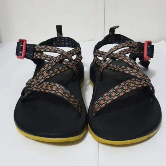 CHACO ZX/1 Ecotread Crest Citrus Colorway Kid's‎ 2 Strappy Sandals