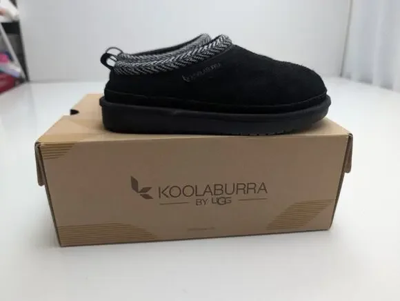 UGG KOOLABURRA K Burree Slip-On Black Slippers Size 13 1159670K K/BLK New NIB