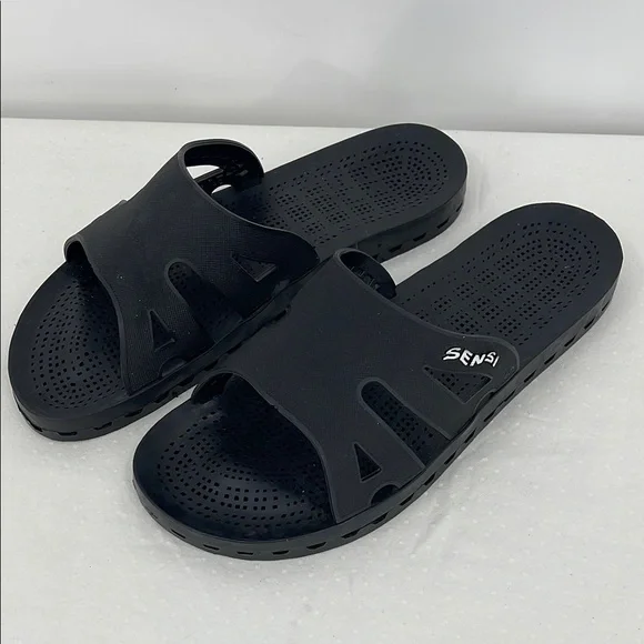 Sensi Black Slide Sandals WOMENS SIZE 10