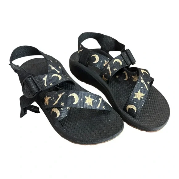 Chaco Woodstock 50th Anniversary Z Cloud Sandals Summer of 69 Celestial Black