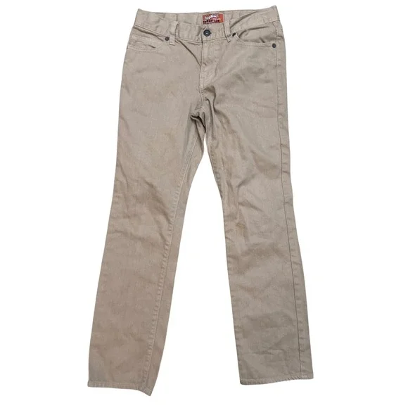 Old Navy Khaki Tan Regular Adjustable Waist Skinny Chino Pants Boys Size 12