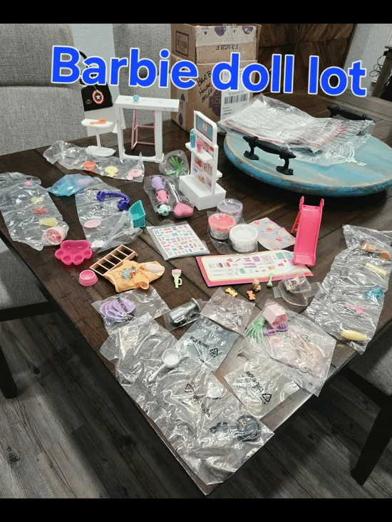 Barbie Doll Accessories For Dream House And Other Extras.