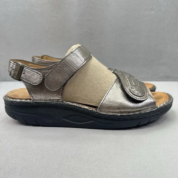 Womens 8-8.5 / EU 39 Finn Comfort Sausalito Sandals Espresso Leather Comfort