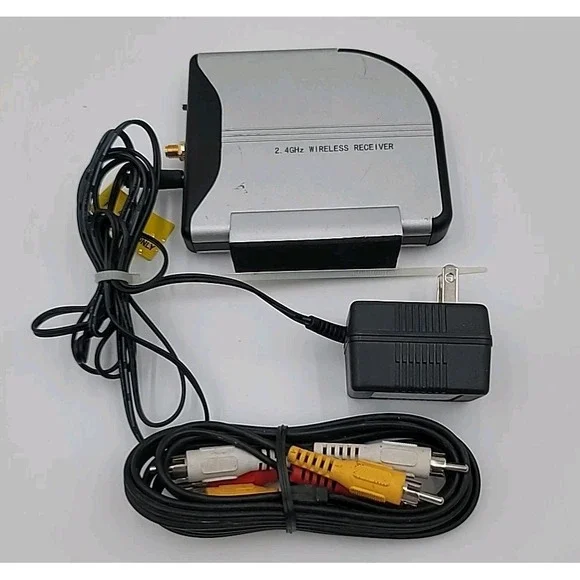 WISECOMM CLOVER 2.4 GHZ WIRELESS 4 CHANNEL RECEIVER FOR SECURITY‎ CAMERA SYSTEM