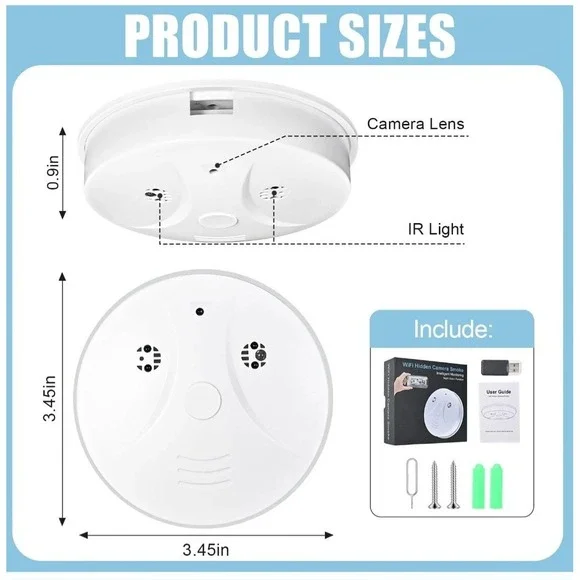 Visible Ceiling Mount‎ Indoor WiFi Camera 1080P HD