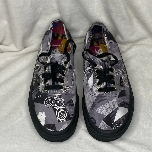 Vans Abstract Authentic Multicolored Black Sneakers