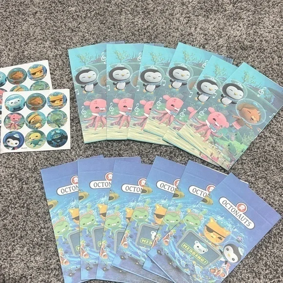 Octonauts Party Favor Bags/ Stickers - 12