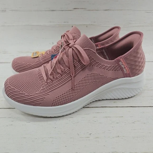 Skechers Ultra Flex 3.0 Brilliant Path Size 9 Pink‎ Mauve Slip Ins Memory Foam