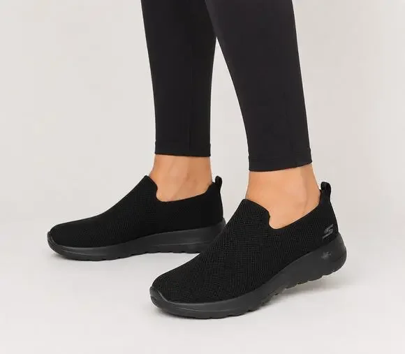 Skechers Womens Go Walk Joy Sensational Day Sneaker Shoe Size 7 Black New
