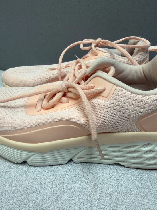 TSIODFO Chunky Platform Sneakers Pink Knit Lace-Up Size 41 (US‎ 9.5–10)