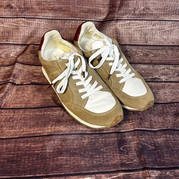Birdies Roadrunner Desert Brown Tan‎ Suede Leather Sneakers Womens 10.5