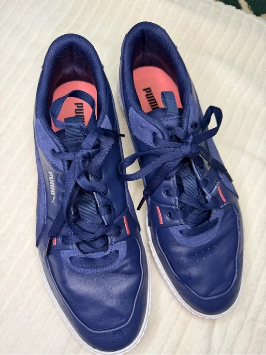 PUMA Cali G Spikeless Golf Shoes Navy Blue - Women's Size 9.5