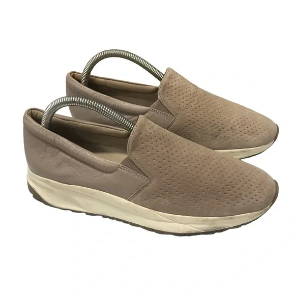 Naturalizer Selah turtle dove suede leather slip on sneakers