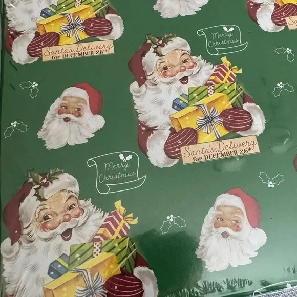 Vintage Santa Christmas Holiday Gift Shirt Boxes Set