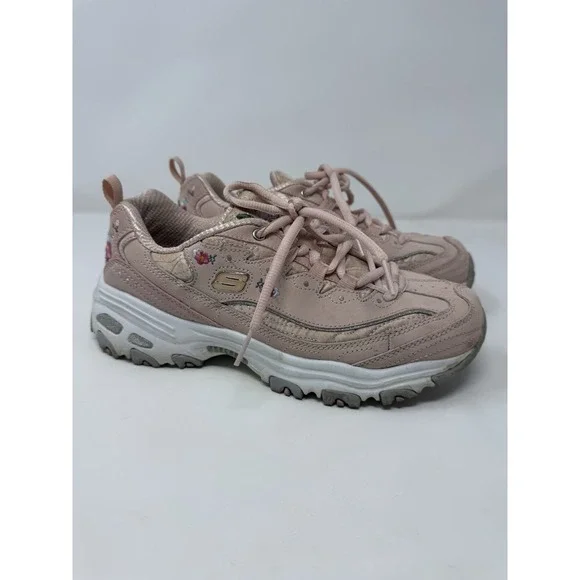 Skechers D'Lites - Bright Blossoms chunky trainer Size 8